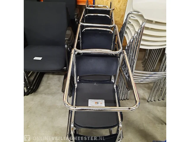 Partij diverse vergaderstoelen o.a. gispen - afbeelding 10 van  22
