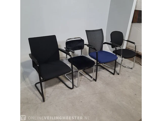 Partij diverse vergaderstoelen o.a. gispen - afbeelding 12 van  22