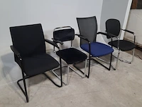 Partij diverse vergaderstoelen o.a. gispen - afbeelding 12 van  22
