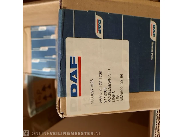 Partij diverse vrachtwagenonderdelen o.a daf, o.a 3120-17-051-2206 - afbeelding 16 van  16