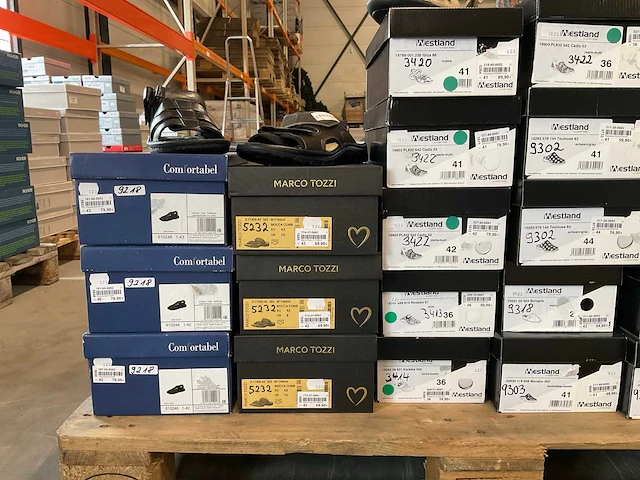 Partij diverse westland/marco tozzi/rhode/etc schoenen (47x) - afbeelding 7 van  11