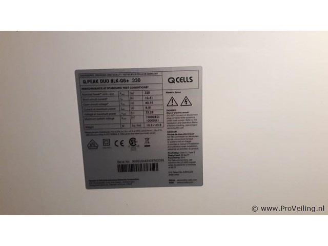 Partij diverse zonnepanelen - 22 stuks - afbeelding 2 van  9