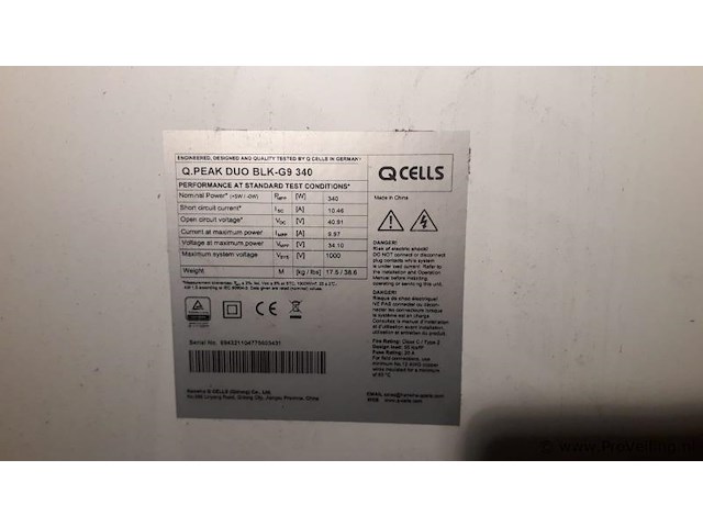 Partij diverse zonnepanelen - 22 stuks - afbeelding 4 van  9