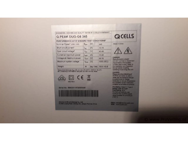 Partij diverse zonnepanelen - 22 stuks - afbeelding 7 van  9