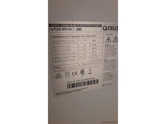 Partij diverse zonnepanelen - 22 stuks - afbeelding 8 van  9