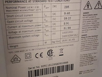 Partij diverse zonnepanelen - 22 stuks - afbeelding 8 van  9