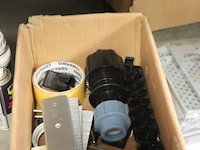 Partij diversen bestaande uit o.a. 380v-stekker, wandcontactdozen, kabels & schuifsloten - afbeelding 10 van  10