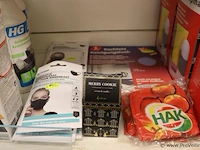 Partij diversen bestaande uit o.a. alpina keukenopbergers met zeepdispenser, ontkalker & mondkapjes - afbeelding 3 van  5