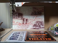 Partij diversen bestaande uit o.a. decoratie, gereedschap, stekkers & fietspompen - afbeelding 6 van  11