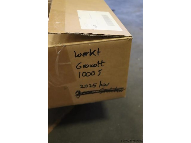 Partij diversen bestaande uit o.a. growatt pv-inverter; model 1000-s; solar-log type 200 & honeywell touch klokthermostaat - afbeelding 7 van  9