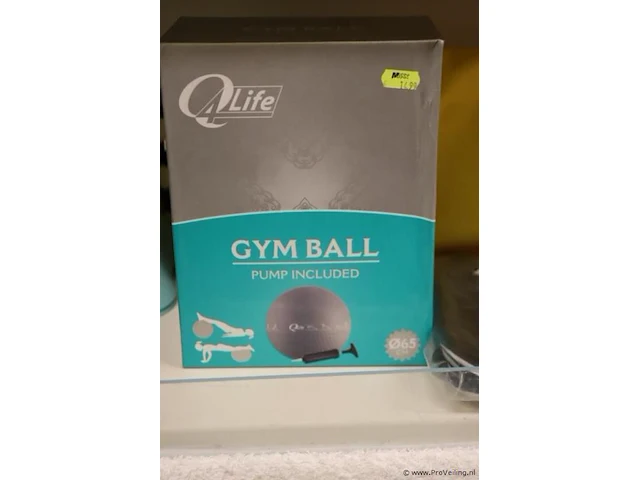 Partij diversen bestaande uit o.a. gym ball, veiligheidslicht & bokshandschoenen - afbeelding 4 van  4