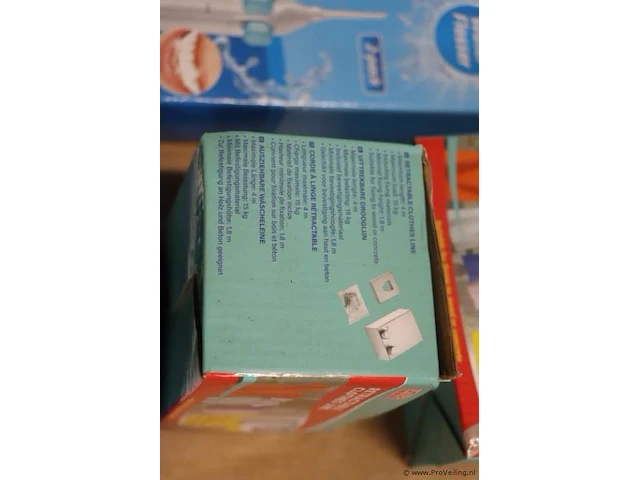 Partij diversen bestaande uit o.a. horgordijn, waslijn, solar sensor mosquito killer & plakbandhouder - afbeelding 3 van  11