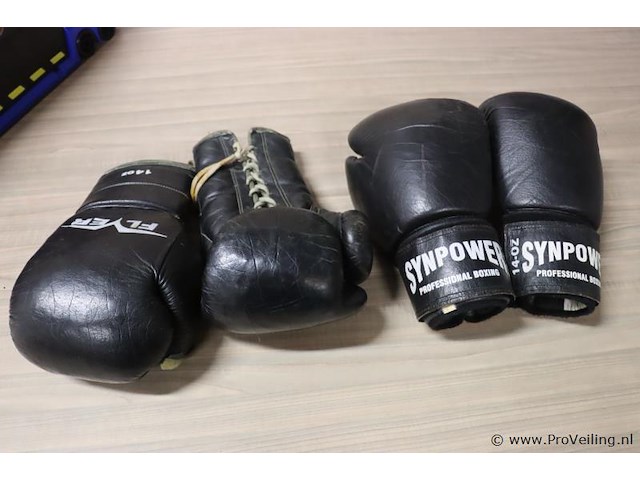 Partij diversen bestaande uit o.a. monopoly, bokshandschoenen, ludo, racebaan & tafeltennis batjes - afbeelding 10 van  12