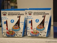 Partij diversen bestaande uit o.a. opblaasbaar bootjes, handdoekhouders & blikveger - afbeelding 3 van  4