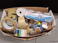 Partij diversen bestaande uit o.a. rollen tape en kassarollen - afbeelding 2 van  2
