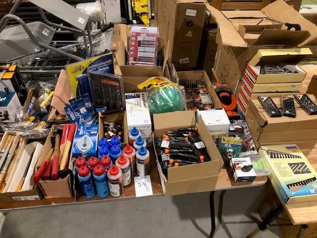 Partij diversen gereedschappen op tafel - afbeelding 5 van  14