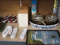 Partij diversen in stelling o.a. decoratieve lampen, koksbuizen & verzamelitems - afbeelding 11 van  11