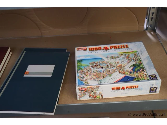 Partij diversen in stelling o.a. dvd's, boeken & puzzel - afbeelding 6 van  7