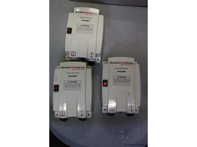 Partij diversen o.a. energiedrank/ mixdranktap, slangen & elektrische pompen van het merk flojet; model bevjet5000series bib dispenser (3 stuks) - afbeelding 5 van  10