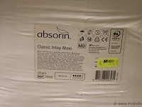 Partij diversen o.a. incontinentiemateriaal: merk absorin; type classic inlay maxi; - afbeelding 3 van  4