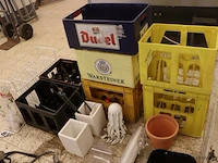 Partij diversen o.a. lege kratten, kunststof bakken, tuinverlichting & archiveerbakken - afbeelding 8 van  11