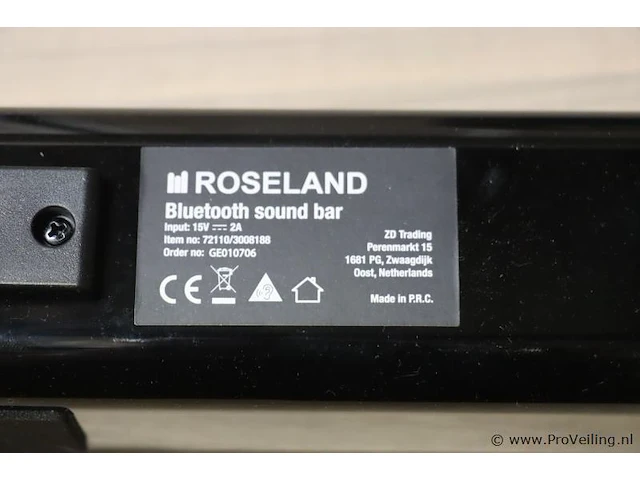 Partij diversen o.a. mini-koelkast, statief, microfoons (2x) & roseland bluetooth soundbar - afbeelding 2 van  10