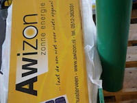 Partij diversen o.a. reclameborden van trespa & folie op rol - afbeelding 1 van  6