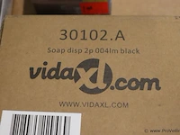 Partij diversen o.a. voorraadpotjes, geurkaarsen, glazen snoeppot & vidaxl zeepdispensers - afbeelding 2 van  5