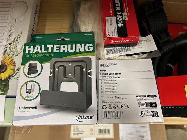 Partij diversen w.o. houder voor apparaten, slot w.o. burgwachter, hp, inline - afbeelding 2 van  8