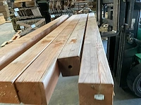 Partij douglas tuinpalen 14x14 cm - afbeelding 4 van  13