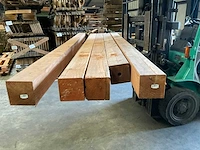 Partij douglas tuinpalen 14x14 cm - afbeelding 5 van  13