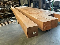 Partij douglas tuinpalen 14x14 cm - afbeelding 8 van  13