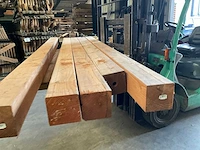 Partij douglas tuinpalen 14x14 cm - afbeelding 9 van  13