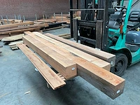 Partij douglas tuinpalen 200-300x14,5x14,5 cm - afbeelding 1 van  18