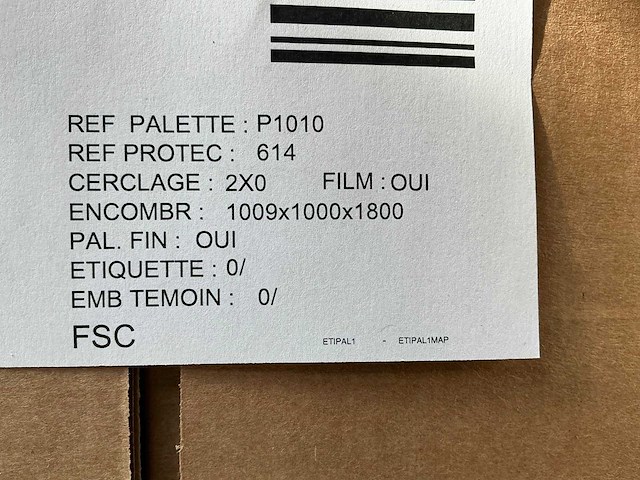 Partij dozen 1009x1000x1800mm (100x) - afbeelding 2 van  3