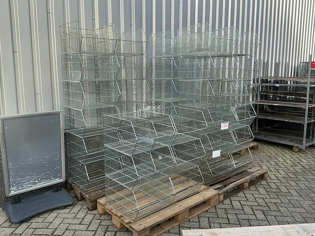 Partij draadmanden (49x) - afbeelding 1 van  3