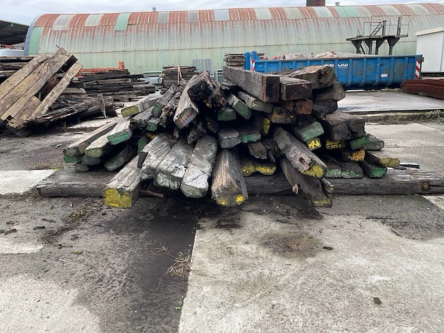 Partij dragline schot balkhout - afbeelding 2 van  7