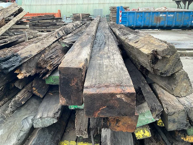 Partij dragline schot balkhout - afbeelding 6 van  7