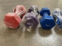 Partij dumbbells, 9 stuks - afbeelding 2 van  4