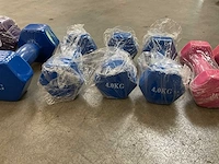Partij dumbbells, 9 stuks - afbeelding 3 van  4