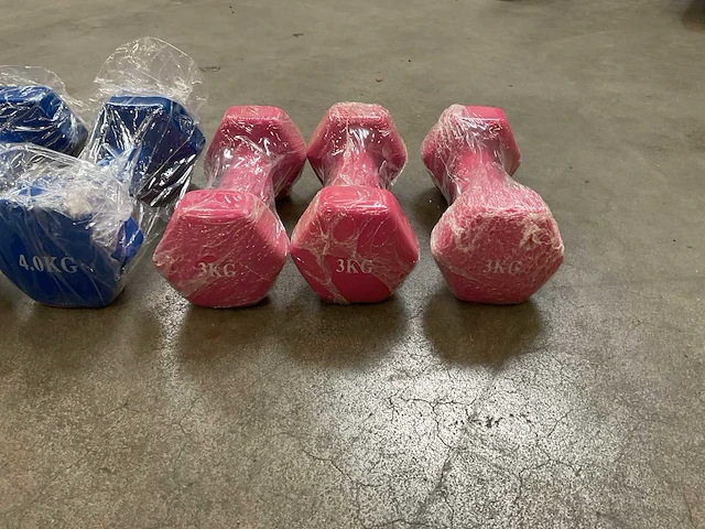 Partij dumbbells, 9 stuks - afbeelding 4 van  4