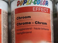 Partij duplicolor chrome effect spuitbussen - 18 bussen á 150ml - afbeelding 3 van  4