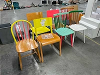 Partij eetkamerstoelen (7x) - afbeelding 1 van  7