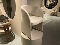 Partij eetkamerstoelen, fauteuils, poefs (13x) - afbeelding 3 van  38