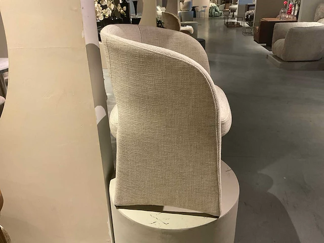 Partij eetkamerstoelen, fauteuils, poefs (13x) - afbeelding 4 van  38
