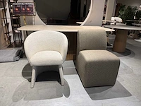 Partij eetkamerstoelen, fauteuils, poefs (13x) - afbeelding 17 van  38