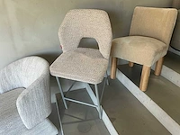 Partij eetkamerstoelen, fauteuils, poefs (13x) - afbeelding 12 van  38