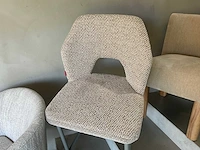 Partij eetkamerstoelen, fauteuils, poefs (13x) - afbeelding 36 van  38