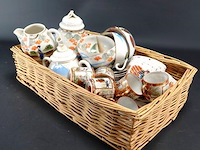 Partij (eier)schaal oosters theeserviesjes - afbeelding 1 van  5