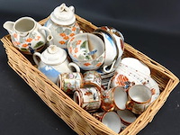 Partij (eier)schaal oosters theeserviesjes - afbeelding 2 van  5